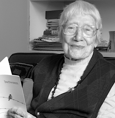 A portrait of the poet Gertrude Halstead