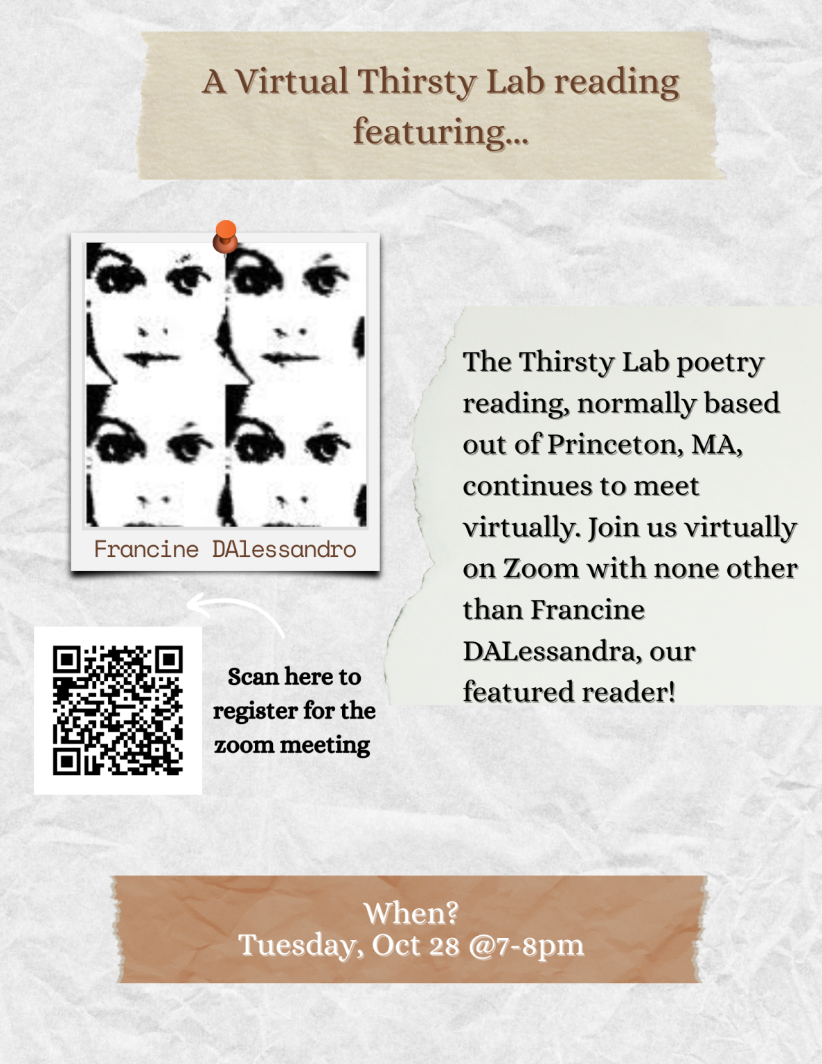 The Thirsty Lab poetry reading - Worcester County Poetry Association