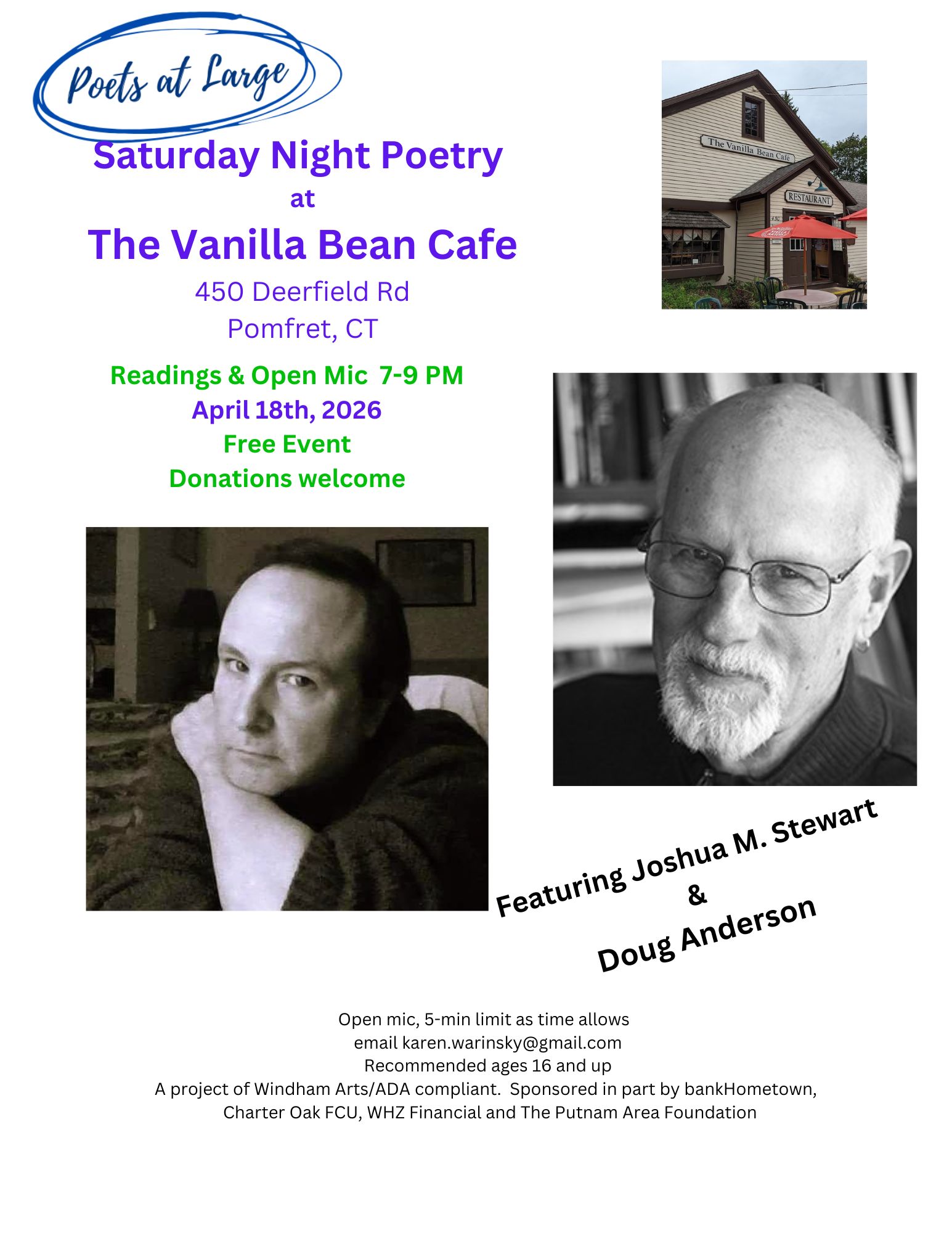 Poets at Large - Worcester County Poetry Association