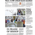 The front page of the Worcester Telegram & Gazette on Feb. 10, 2022.