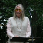 Pat O'Hara reads in the open mic.