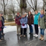 Those who gathered to honor Elizabeth Bishop on her 111th birthday.